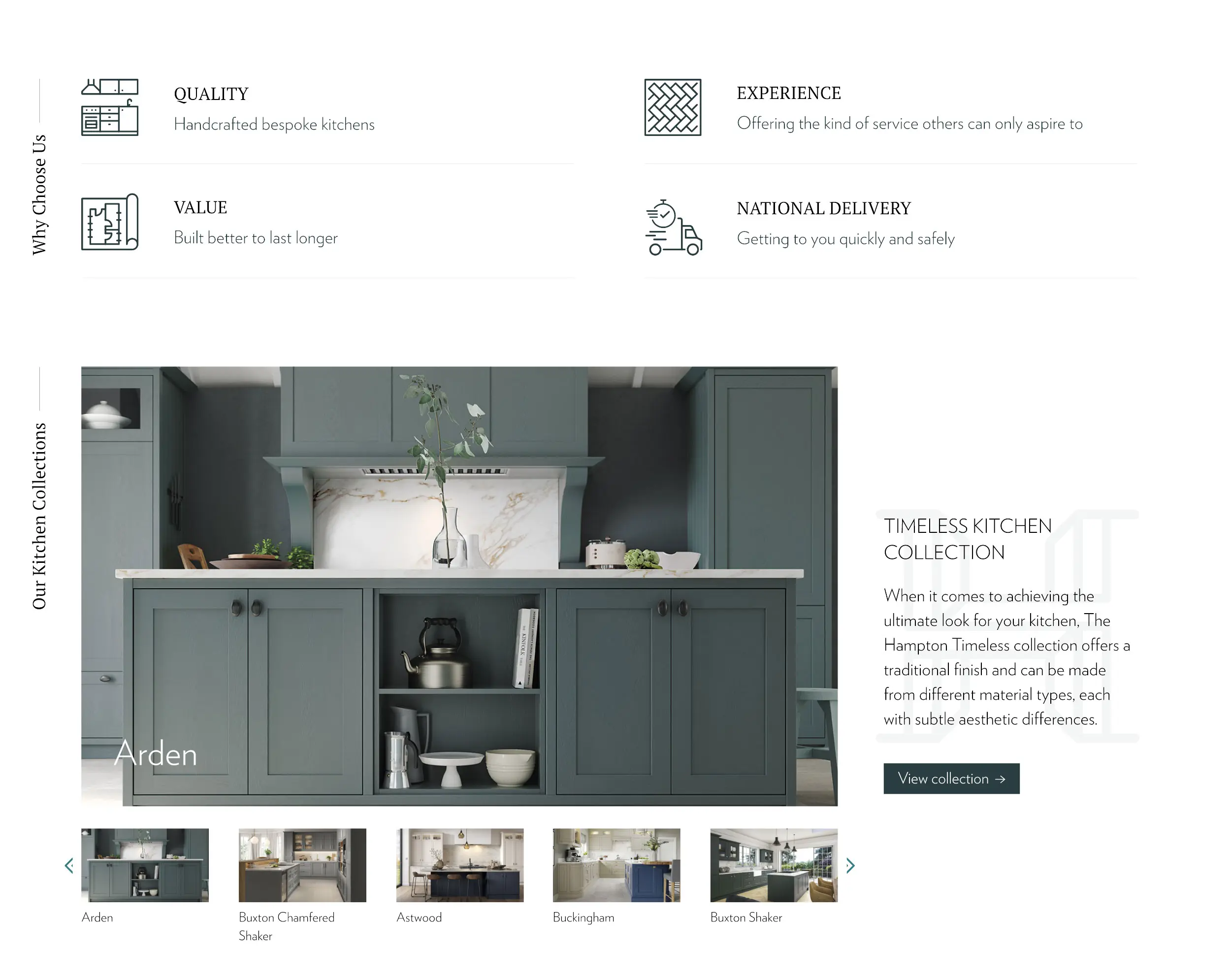 Hampton Kitchens site preview