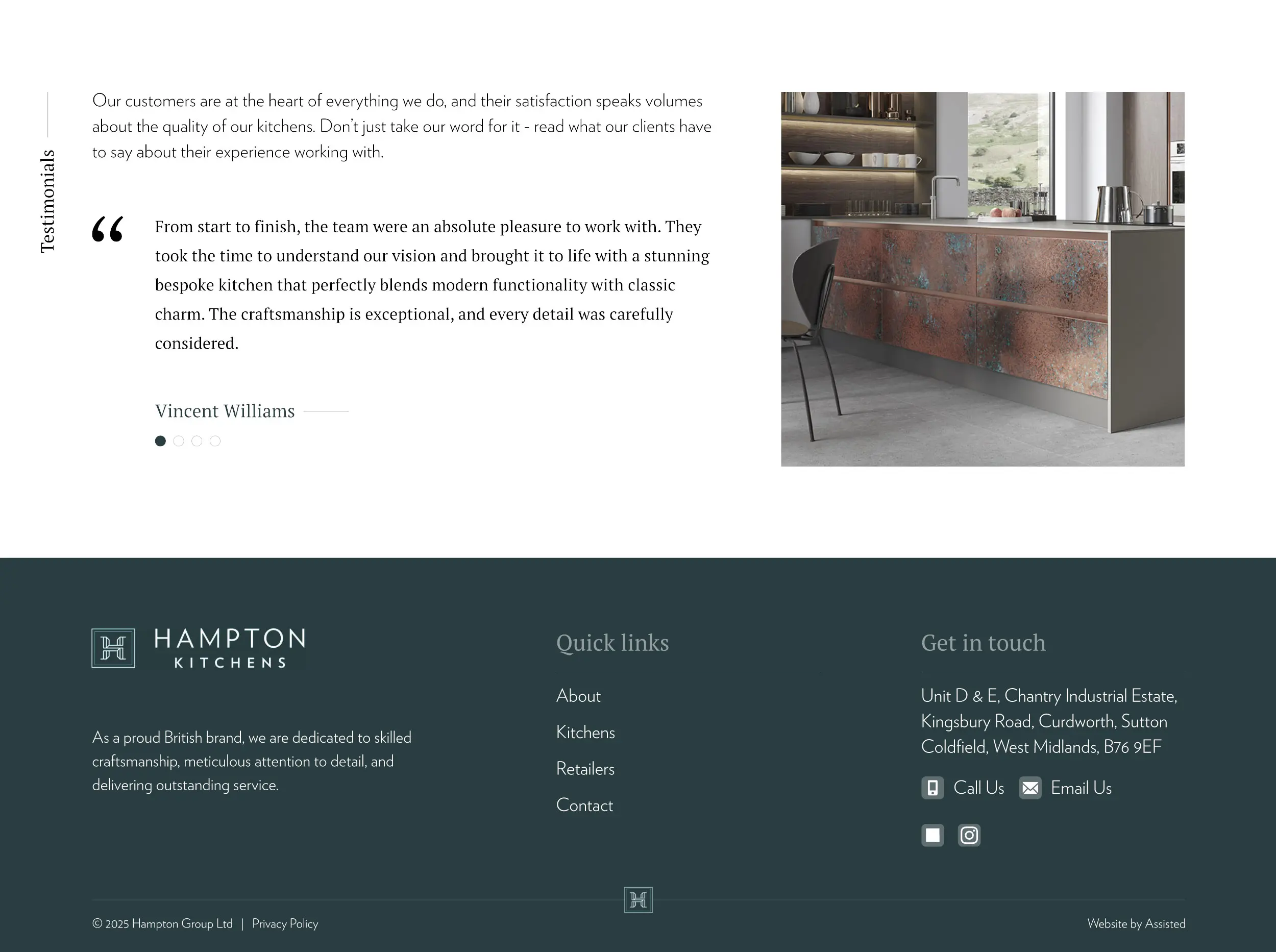 Hampton Kitchens site preview