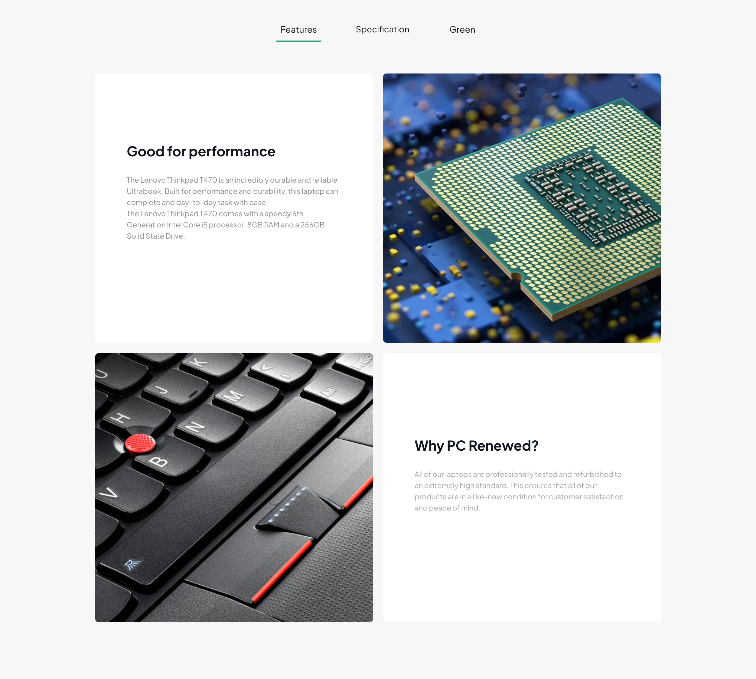 PC Renewed site preview